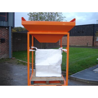 Static Bulk Bag Hopper with Fork Pockets