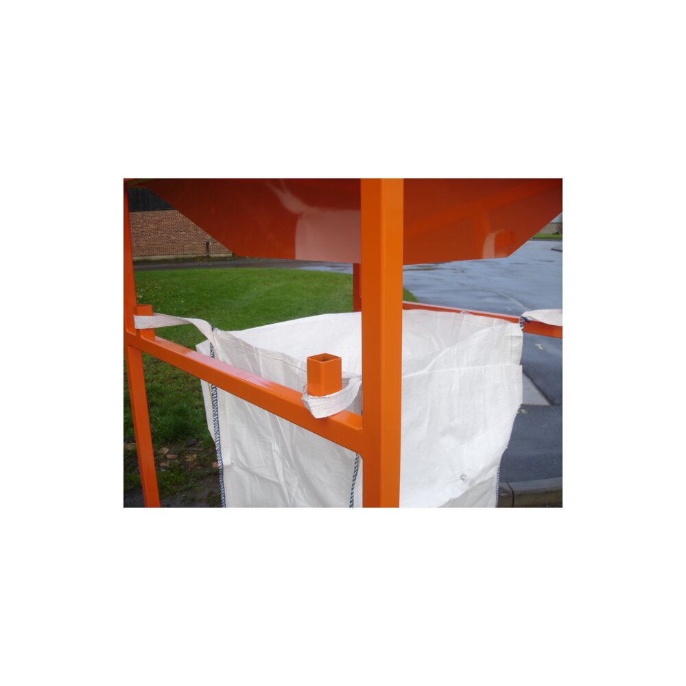 Static Bulk Bag Hopper with Fork Pockets