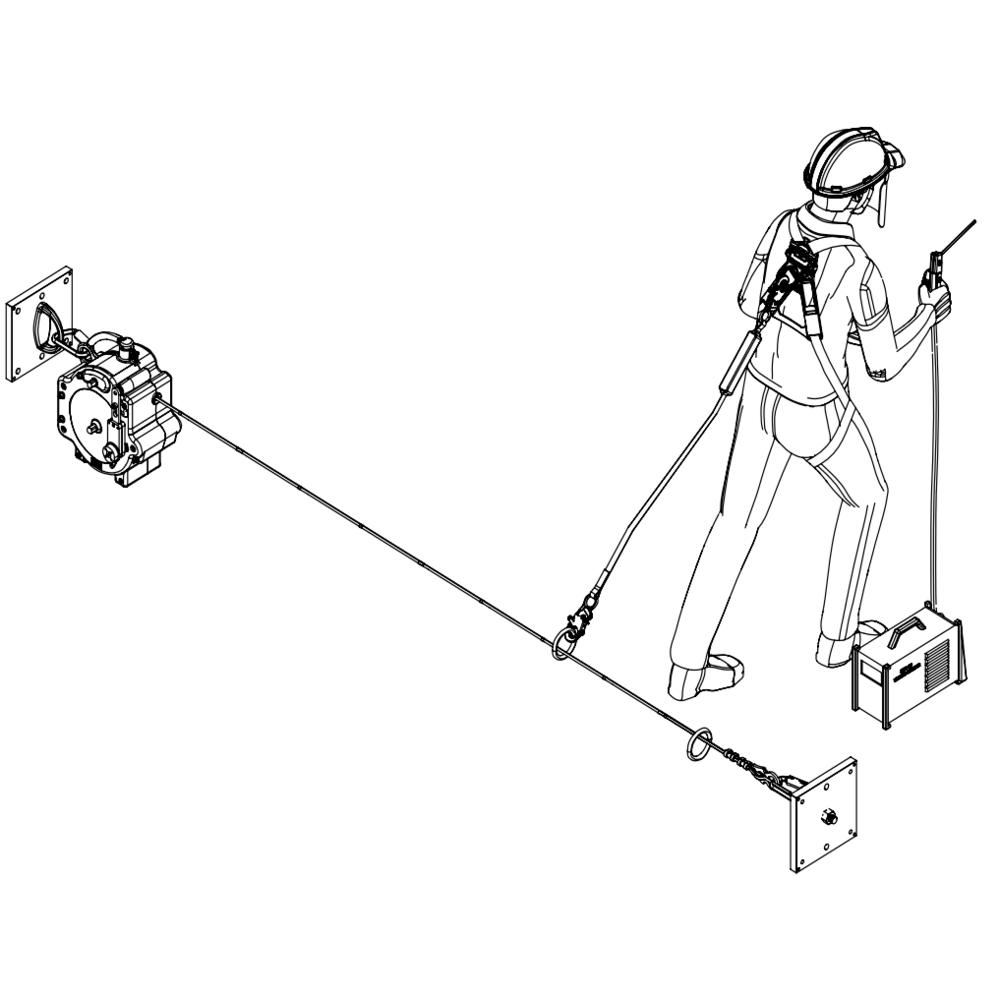 EZ Line™ horizontal line system 3M™ DBI-SALA® 7605061