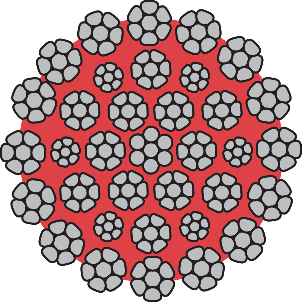 Wire rope Dyform 34LR-PI