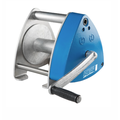 Aluminium console-mounted rope winch 800 kg