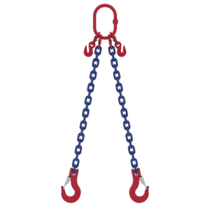 Chain sling 2-leg with latch hook