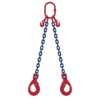 Chain sling 2-leg with safety hook