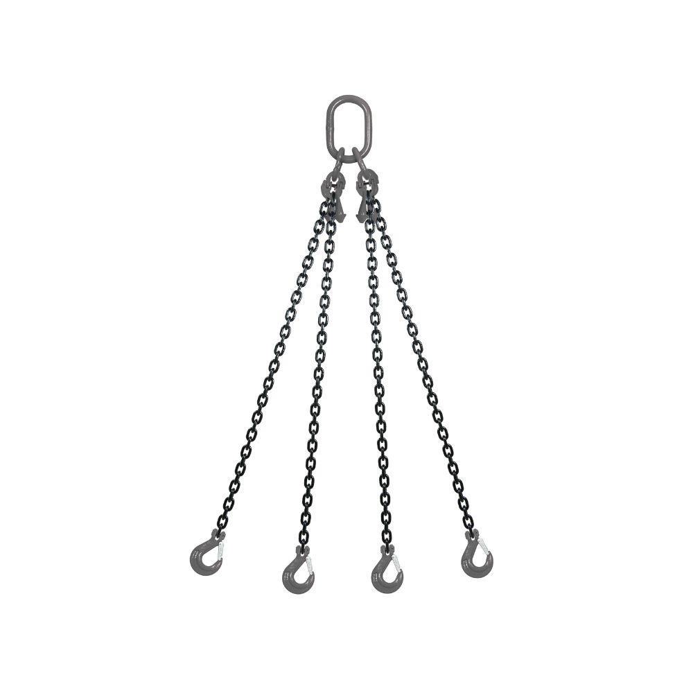 Chain sling 4-leg with latch hook, grade 10