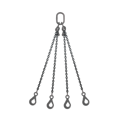 Chain sling 4-leg with safety hook