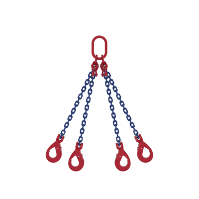 Chain sling 4-leg with safety hook