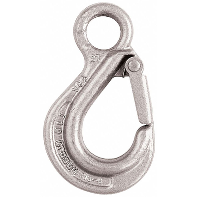 Eye Chain Hook with integrated Latch, Crosby S-315A 