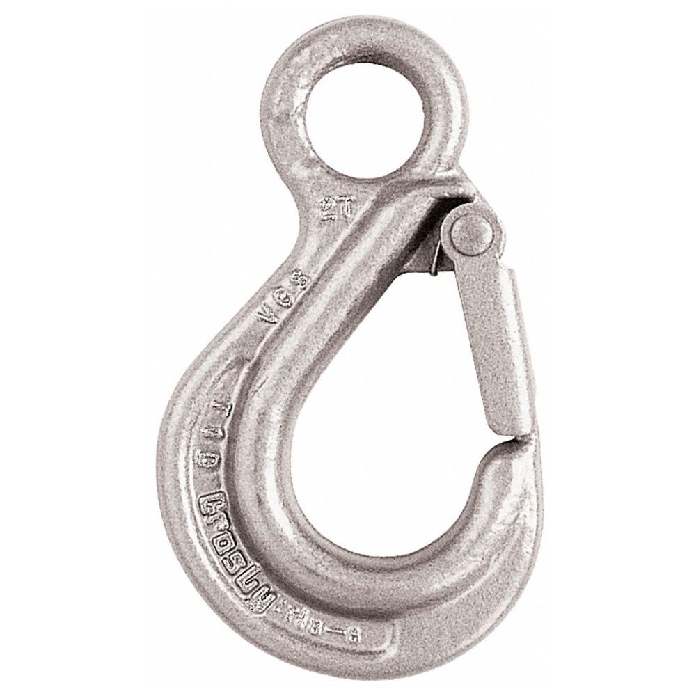Eye Chain Hook with integrated Latch, Crosby S-315A 