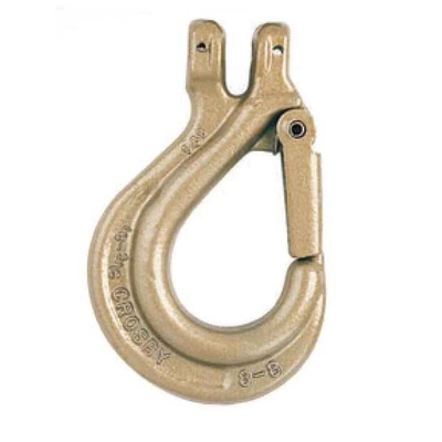 Clevis Chain Hook with Integrated Latch, Crosby S-314A