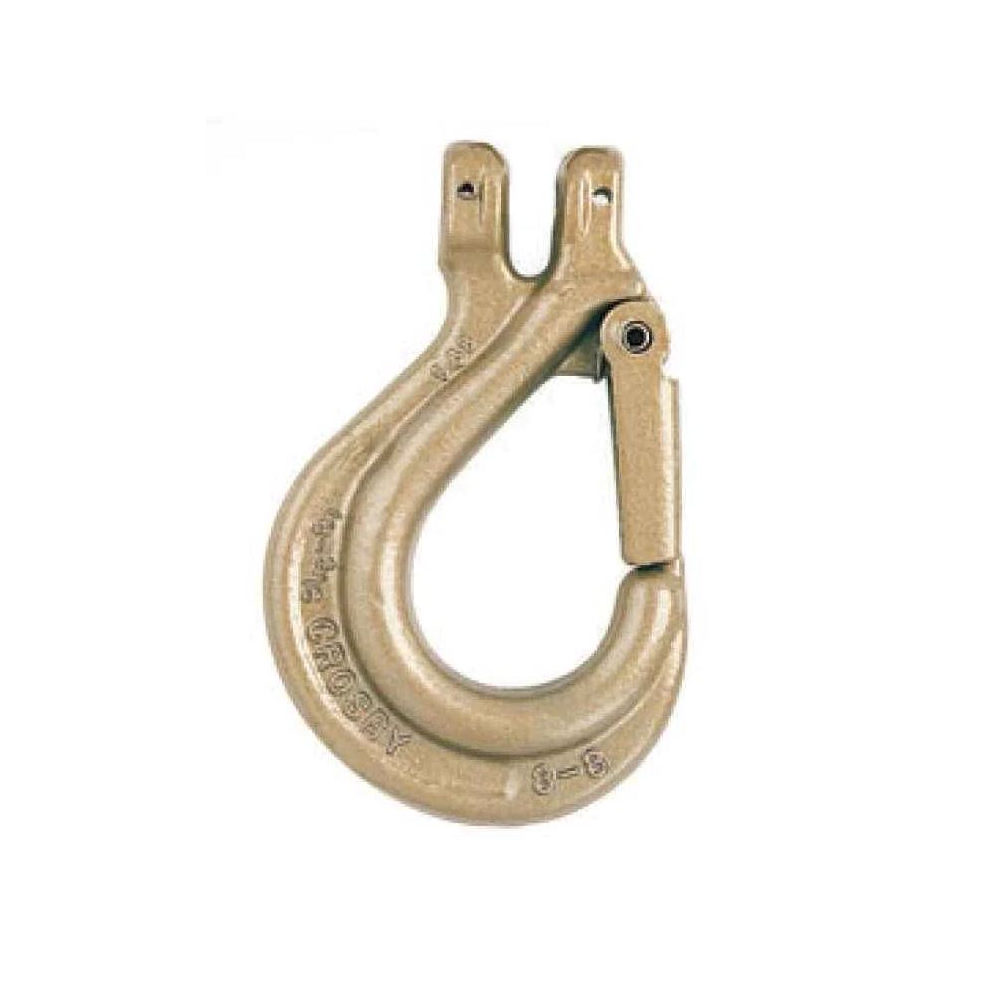 Clevis Chain Hook with Integrated Latch, Crosby S-314A