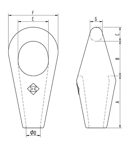De Haan CR standard socket blueprint
