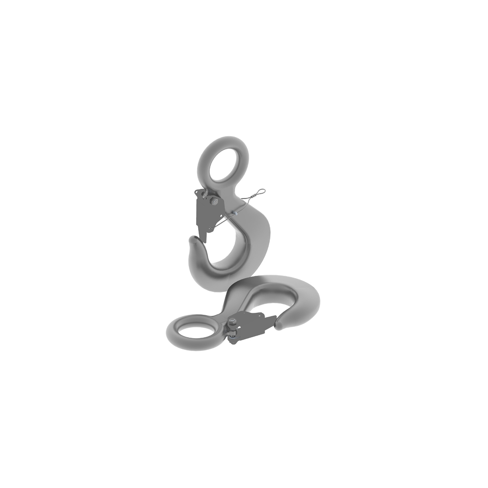 GN HK2E Eye Hook ROV with Enlarged Eye and Latch | Lifting Gear & Safety