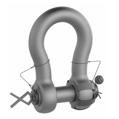 GN H14 Shackle ROV Sling Protector with Fishtail - Wide Body