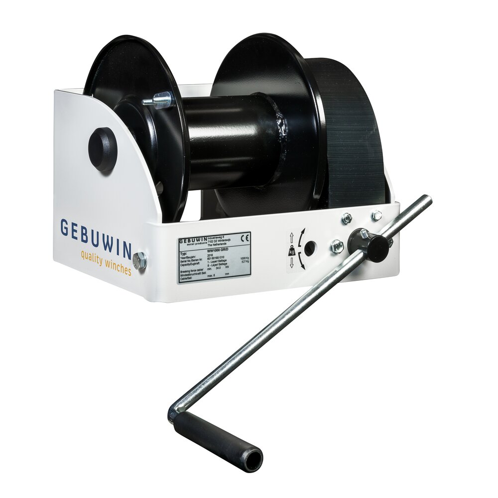 Worm Gear Hand Winch WW250-1500 Painted