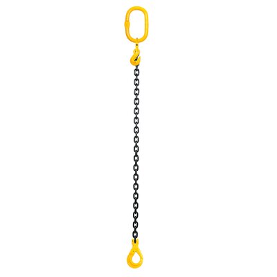 Chain sling 1-leg with safety hook