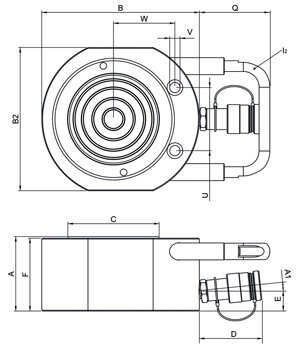 Scheme flat cylinder HFC