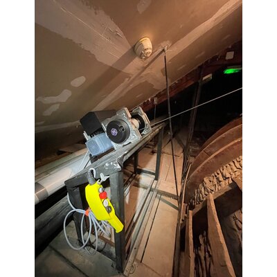 Electric winch TRBoxter in action 