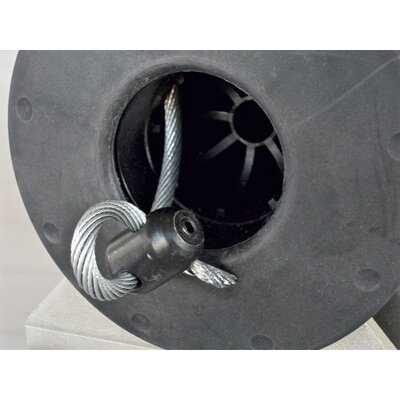 Self-tightening rope on the hand spurgear Winch TIREX