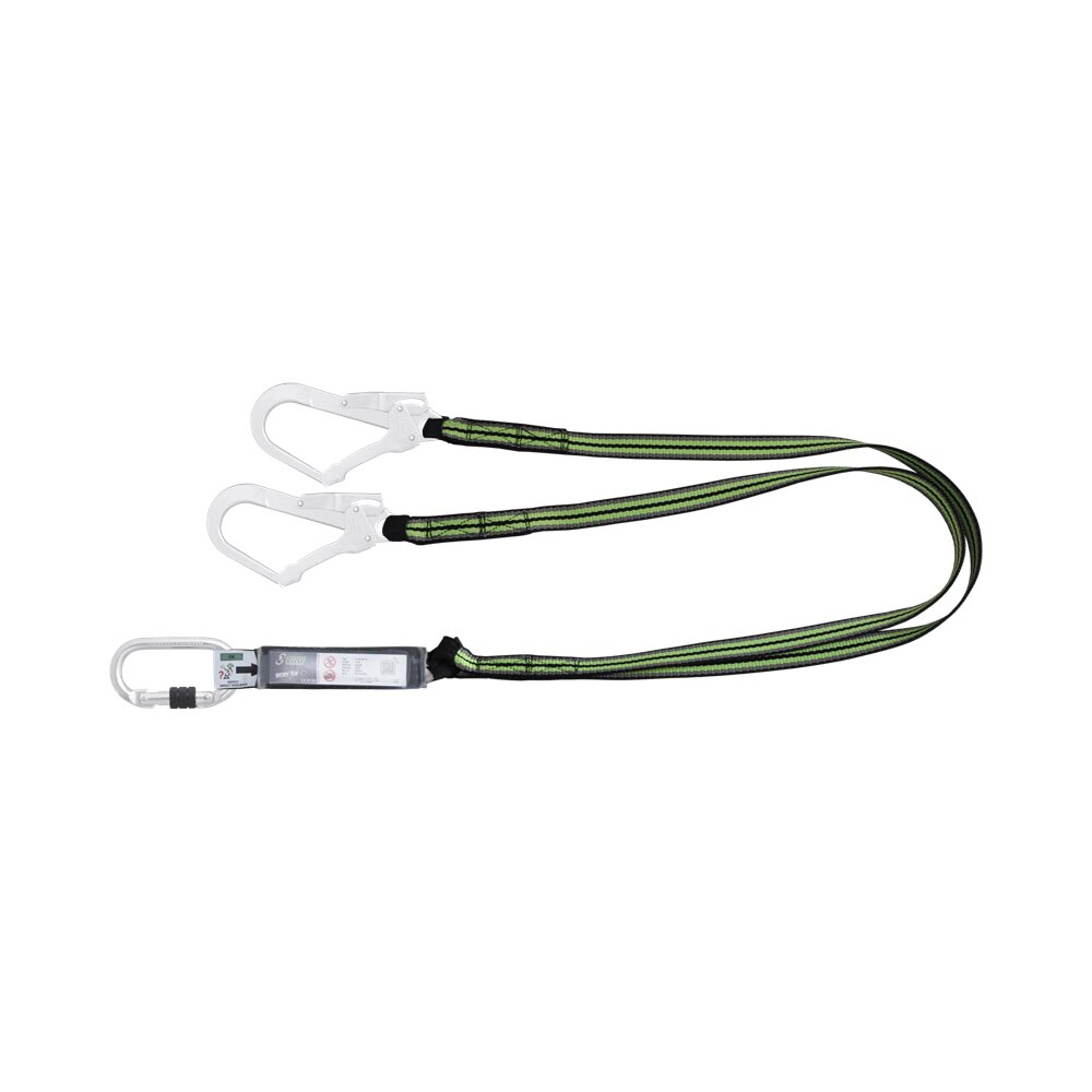Forked Energy Absorbing Lanyard FA3040018 with Connectors