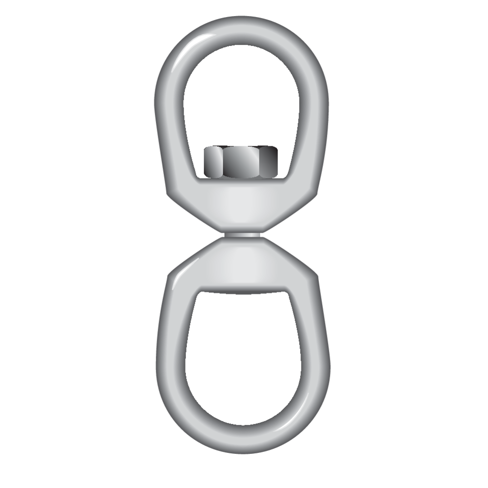 Regular Swivel EE Green Pin® G-7713, Eye-eye