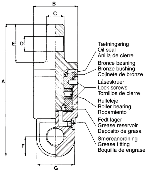 Ball Bearing Swivel drawing