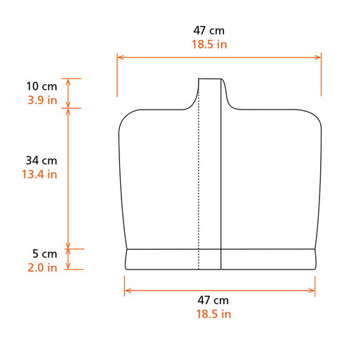 Protective cover small measure Protective cover small measure