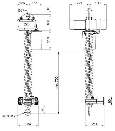 ERGOKET with Lifting Eye