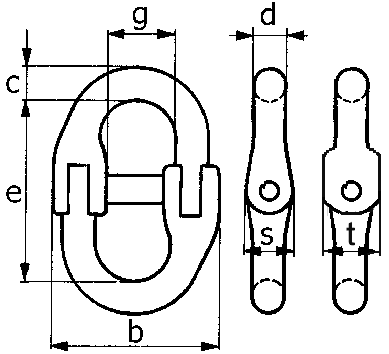 Connex Connecting Link CW Grade 10 drawing