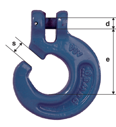 Clevis Choker Hook KSRV drawing