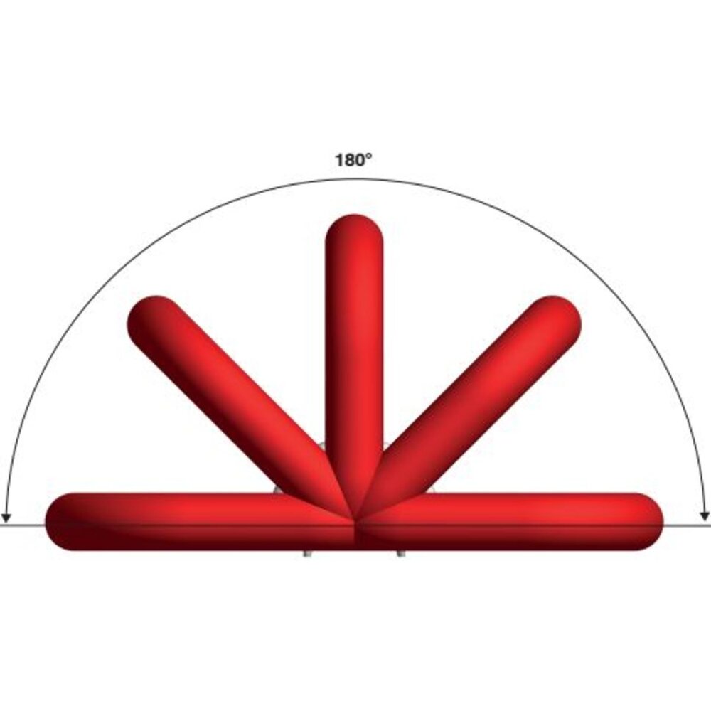 The swing angle for the Lifting Point Pewag PLE/N Eta. The swing angle for the Lifting Point Pewag PLE/N Eta.