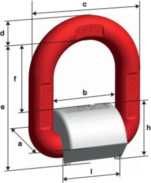 Lifting Point PLE-N Eta by Pewag measurements. Lifting Point PLE-N Eta by Pewag measurements.
