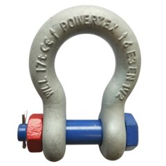 The POWERTEX PBSB Bow shackle with 45 degree arrow indicator arrows Bow Shackle POWERTEX PBSB 17t