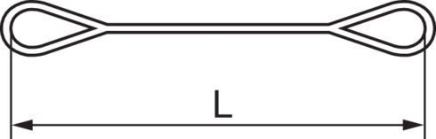 Webbing sling POWERTEX PWE length