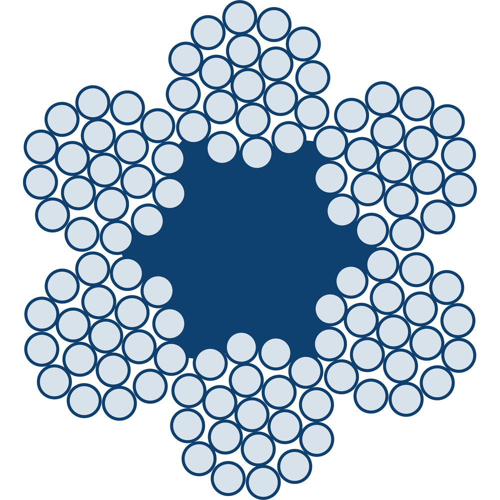 Steel Wire Rope 6x19M-FC