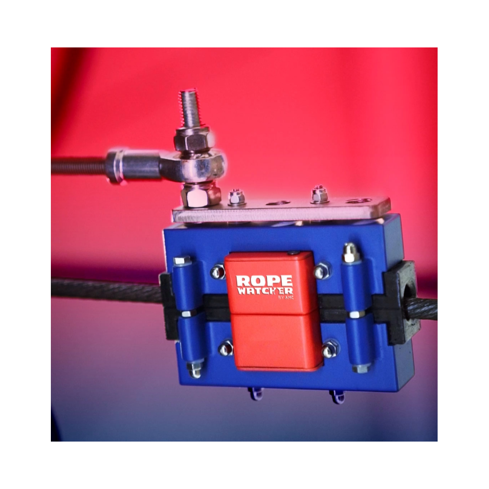 Permanent Rope Watcher device for real-time rope monitoring Rope Watcher™