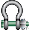 Standard bow shackles with safety bolt and fixed nut G-4143