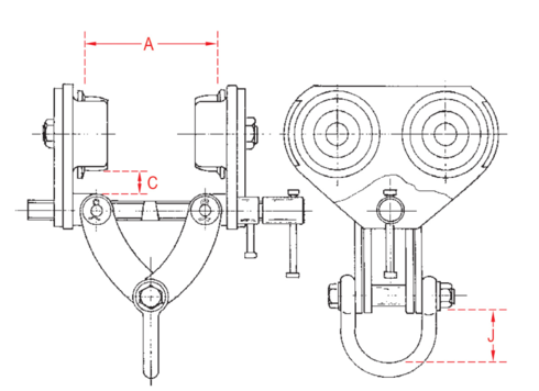 Beam clamp Superclamp B measurements.