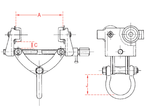 Push trolley Superclamp BA measurements