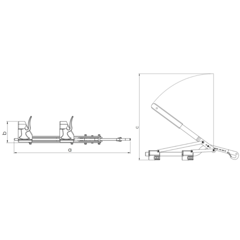 Rope tensioner TIRVIT™ drawing 