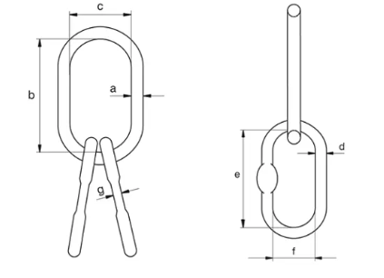 Wider Master Link Assembly UMTSW drawing