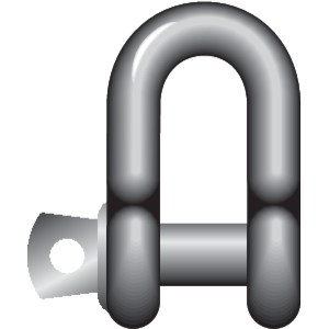 Dee Shackle with screw collar pin E-1151
