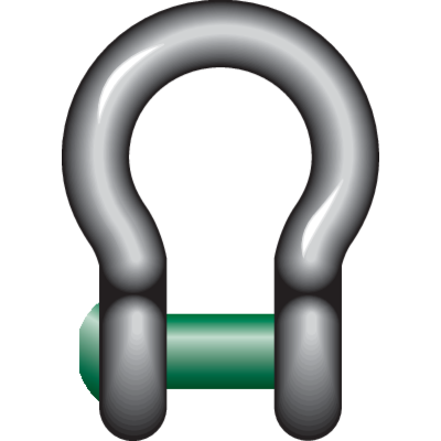 Fishing Bow Shackle FP Green Pin® G-4169