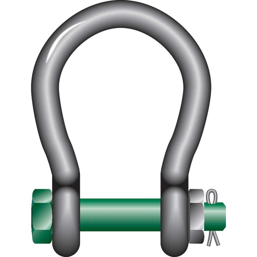 Bow Shackle BN Green Pin BigMouth® G-4263