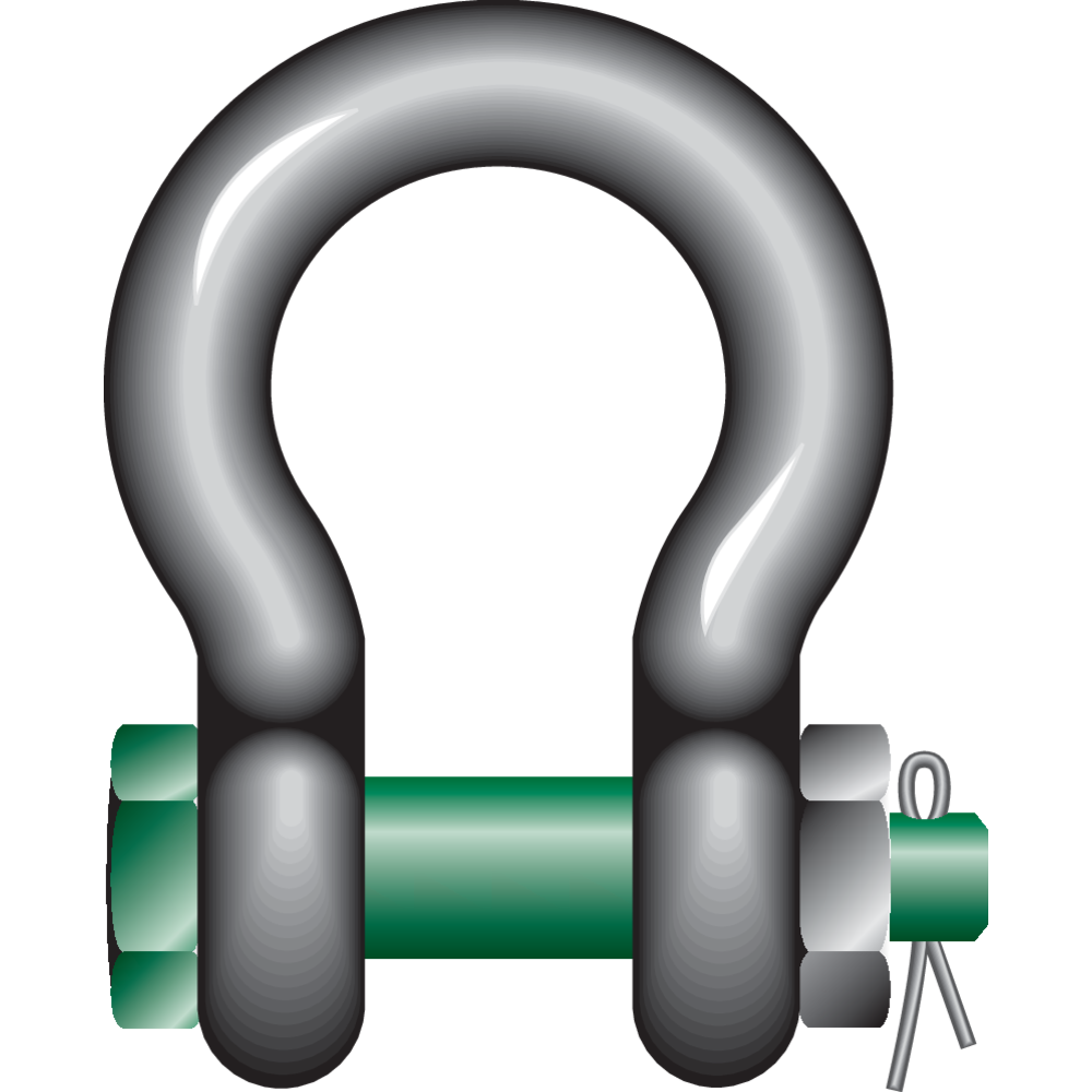 Bow Shackles BN Green Pin® G-4163