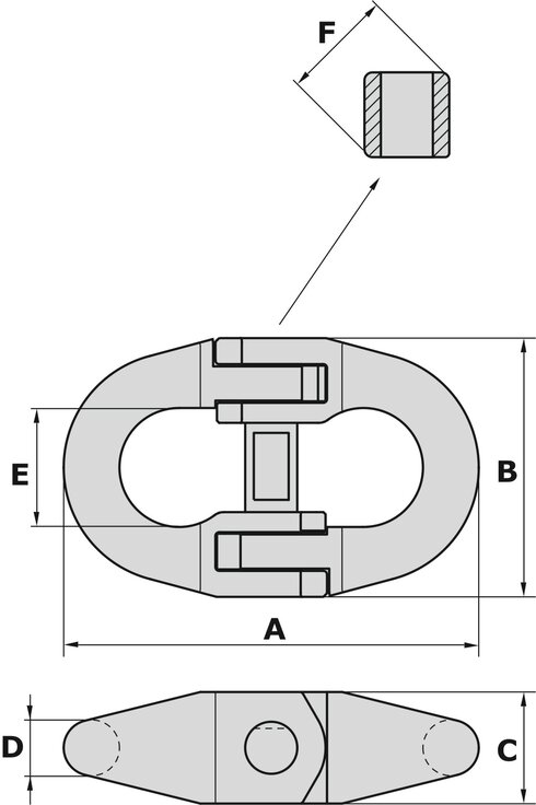 Connection link for Pennant Lines SC2 GN measurements